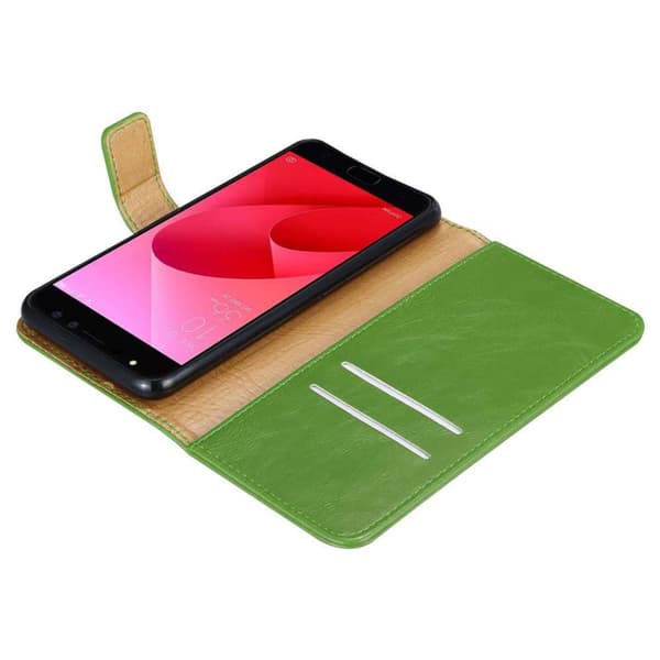 Deksel til Asus ZenFone 4 Selfie PRO Lommebokdeksel med magnetisk lukking, stativfunksjon og kortlomme