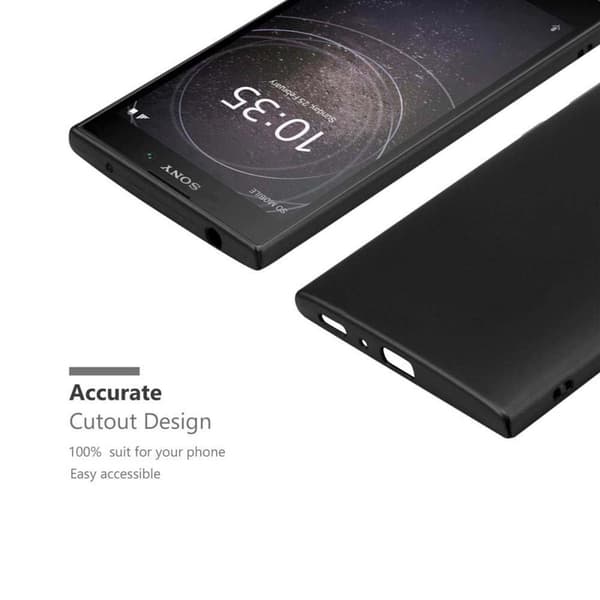 Hårt Sony Xperia L2 Fodral Skal Fodral Mobilskydd Hard Case Skyddsomslag i metalloptik mot repor och stötar