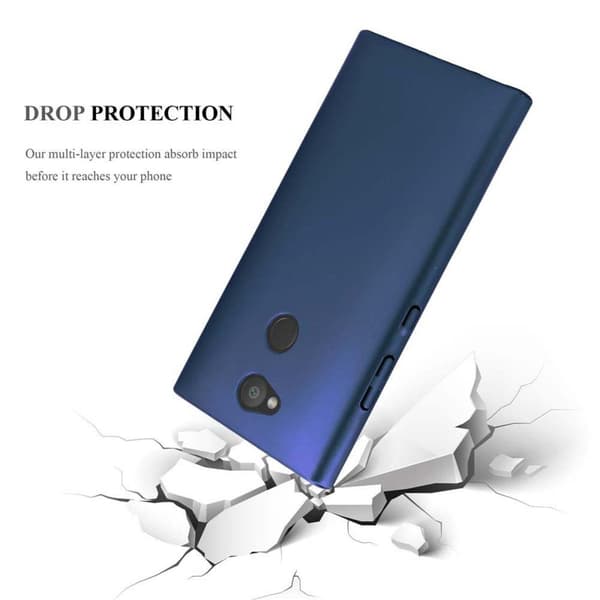 Hårt Sony Xperia L2 Fodral Skal Fodral Mobilskydd Hard Case Skyddsomslag i metalloptik mot repor och stötar
