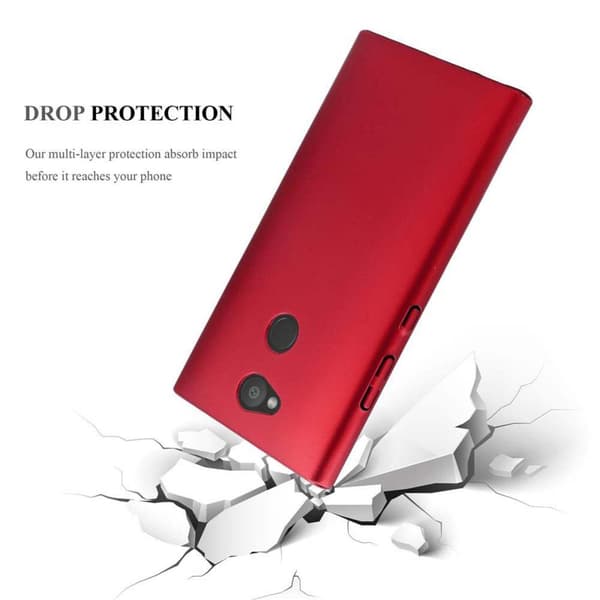 Hårt Sony Xperia L2 Fodral Skal Fodral Mobilskydd Hard Case Skyddsomslag i metalloptik mot repor och stötar