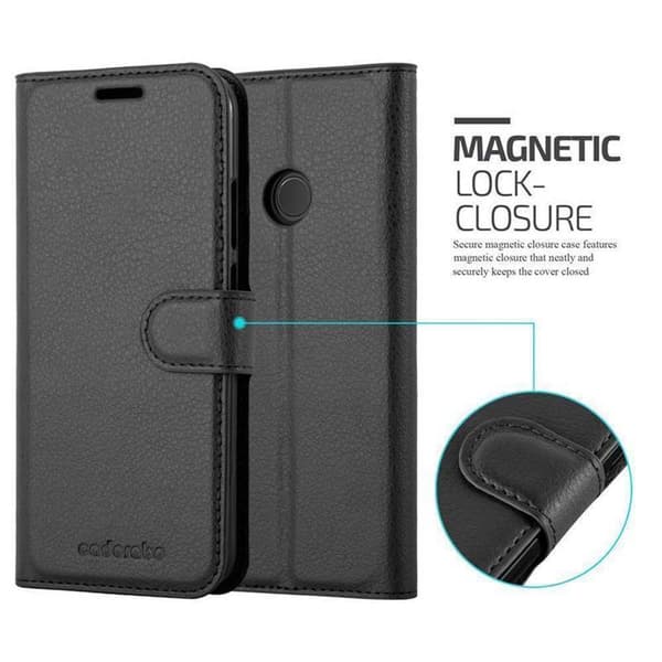 Deksel til Huawei P20 LITE 2018 / NOVA 3E Lommebokdeksel med magnetisk lukking, stativfunksjon og kortlomme