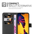 Miniatyrbilde 5 av 6: Deksel til Huawei P20 LITE 2018 / NOVA 3E Lommebokdeksel med magnetisk lukking, stativfunksjon og kortlomme