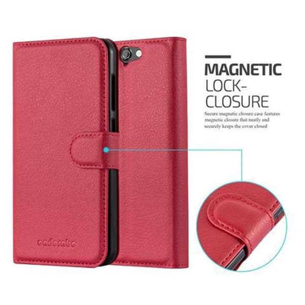 HTC ONE A9 Suojakotelo Lompakkokotelo Matkapuhelinkotelo Suojakuori jossa magneettisuljenta, jalusta-toiminto ja korttitasku