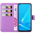 Miniatyrbild 5 av 8: Oppo A92 Plånboksfodral Fodral Skal Case med magnetisk stängning, ståfunktion och kortplats