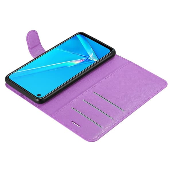 Oppo A92 Plånboksfodral Fodral Skal Case med magnetisk stängning, ståfunktion och kortplats