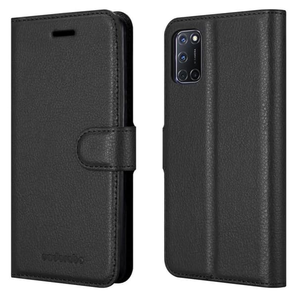 Oppo A92 Plånboksfodral Fodral Skal Case med magnetisk stängning, ståfunktion och kortplats