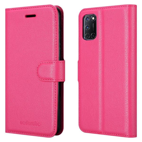 Oppo A92 Plånboksfodral Fodral Skal Case med magnetisk stängning, ståfunktion och kortplats