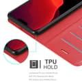 Pikkukuva 5 / 8: iPhone 12 / 12 PRO Suojakotelo Lompakkokotelo Matkapuhelinkotelo Suojakuori jossa magneettisuljenta, jalusta-toiminto ja korttitasku