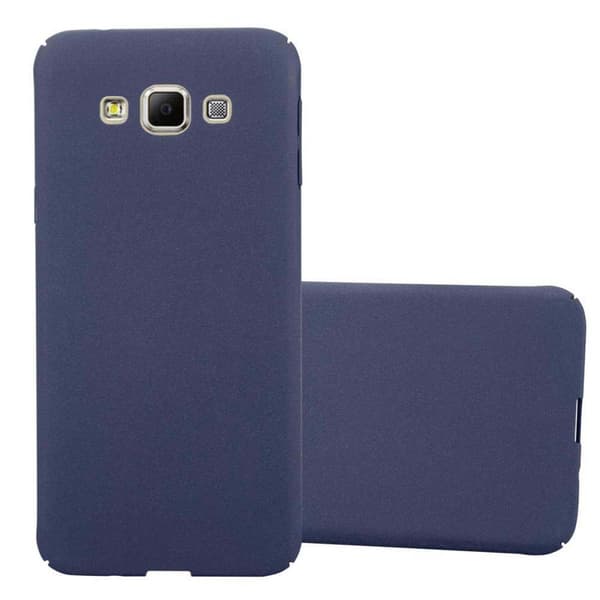 Deksel for Samsung Galaxy A7 2015 Hardt Case Beskyttende i frostet look mot riper og støt FROSTIG BLÅ