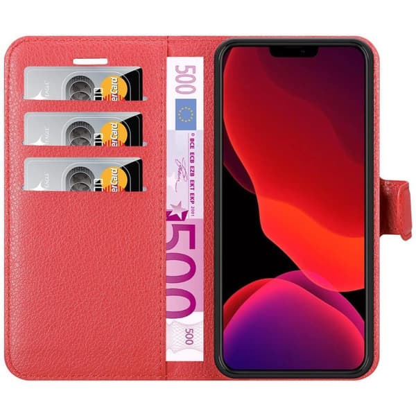 iPhone 12 PRO MAX Suojakotelo Lompakkokotelo Matkapuhelinkotelo Suojakuori jossa magneettisuljenta, jalusta-toiminto ja korttitasku