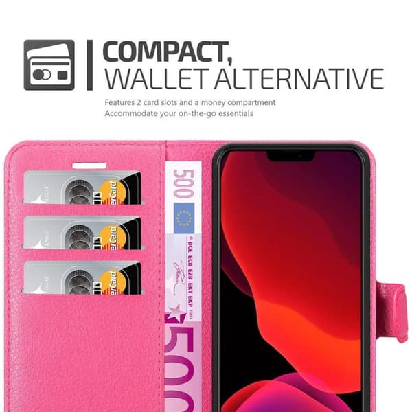 iPhone 12 PRO MAX Suojakotelo Lompakkokotelo Matkapuhelinkotelo Suojakuori jossa magneettisuljenta, jalusta-toiminto ja korttitasku
