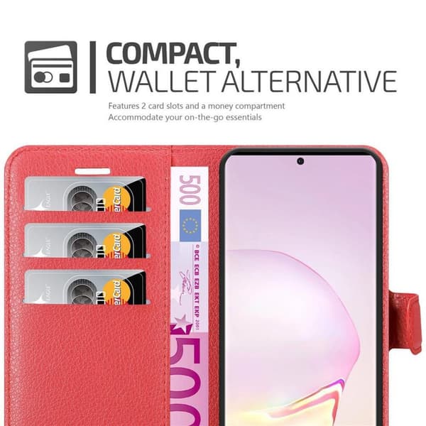 Samsung Galaxy NOTE 20 Suojakotelo Lompakkokotelo Matkapuhelinkotelo Suojakuori jossa magneettisuljenta, jalusta-toiminto ja korttitasku