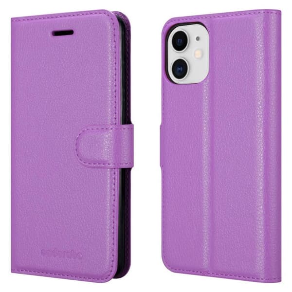 iPhone 12 MINI Plånboksfodral Fodral Skal Case med magnetisk stängning, ståfunktion och kortplats