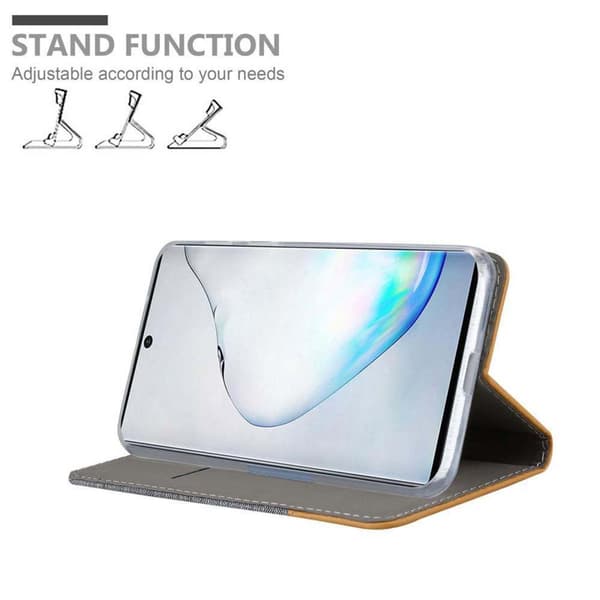 Samsung Galaxy NOTE 10 Suojakotelo Suojakuori Lompakkokotelo Matkapuhelinkotelo jossa magneettisuljenta, jalusta-toiminto ja korttitasku