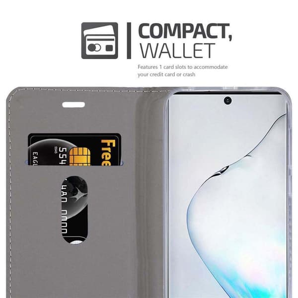 Samsung Galaxy NOTE 10 Suojakotelo Suojakuori Lompakkokotelo Matkapuhelinkotelo jossa magneettisuljenta, jalusta-toiminto ja korttitasku