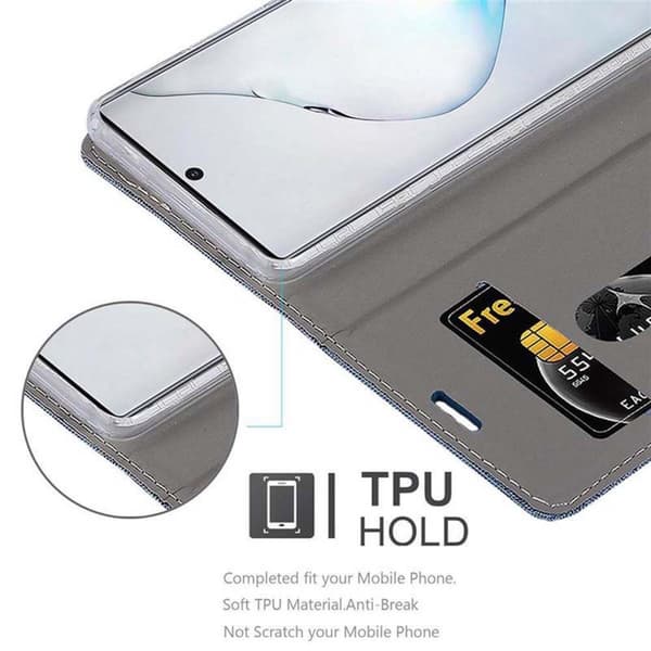 Samsung Galaxy NOTE 10 Suojakotelo Suojakuori Lompakkokotelo Matkapuhelinkotelo jossa magneettisuljenta, jalusta-toiminto ja korttitasku