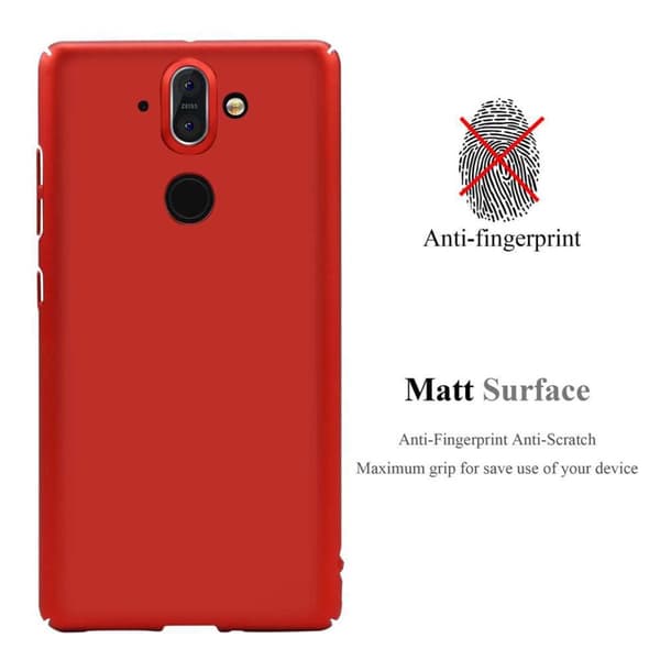 Hårt Nokia 8 Sirocco Fodral Skal Fodral Mobilskydd Hard Case Skyddsomslag i metalloptik mot repor och stötar