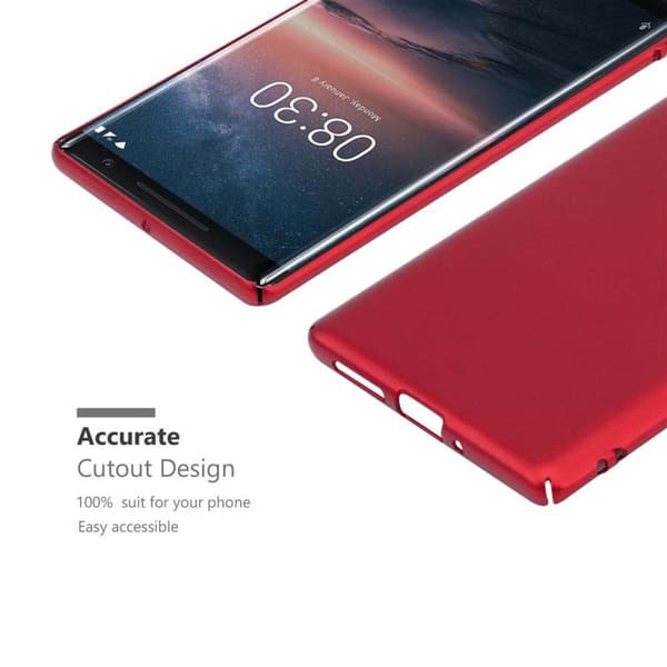Hårt Nokia 8 Sirocco Fodral Skal Fodral Mobilskydd Hard Case Skyddsomslag i metalloptik mot repor och stötar