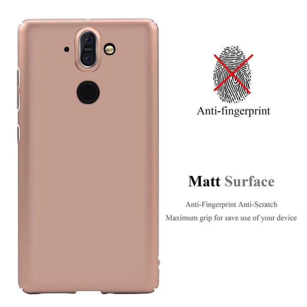 Hårt Nokia 8 Sirocco Fodral Skal Fodral Mobilskydd Hard Case Skyddsomslag i metalloptik mot repor och stötar