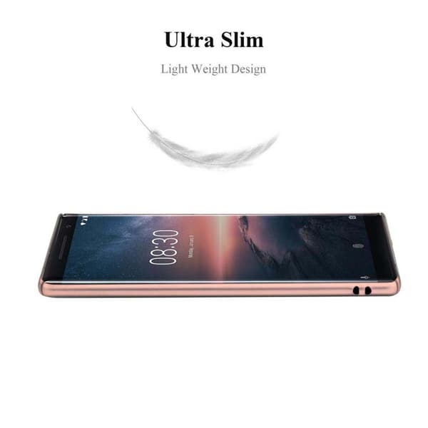 Hårt Nokia 8 Sirocco Fodral Skal Fodral Mobilskydd Hard Case Skyddsomslag i metalloptik mot repor och stötar