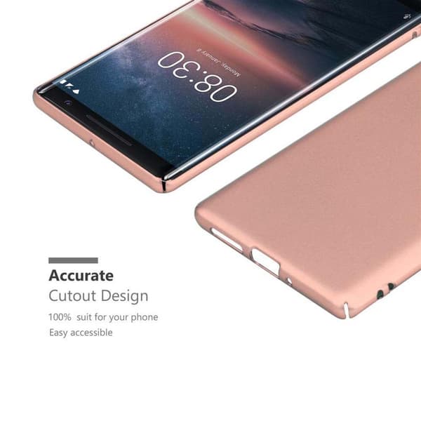Hårt Nokia 8 Sirocco Fodral Skal Fodral Mobilskydd Hard Case Skyddsomslag i metalloptik mot repor och stötar