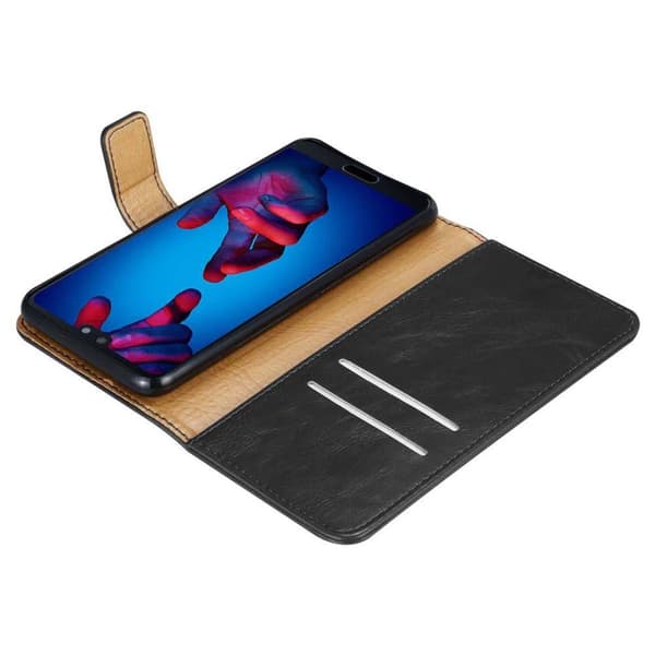 Huawei P20 Plånboksfodral Skal Mobilskyddmed magnetisk stängning, ståfunktion och kortficka