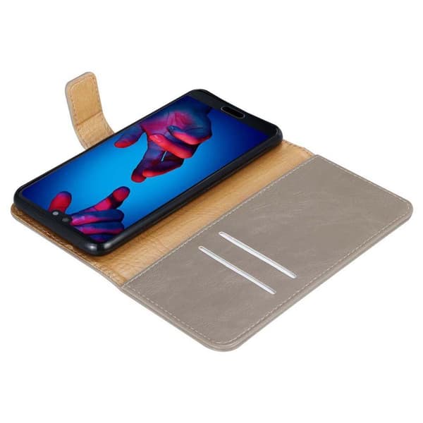 Huawei P20 Plånboksfodral Skal Mobilskyddmed magnetisk stängning, ståfunktion och kortficka