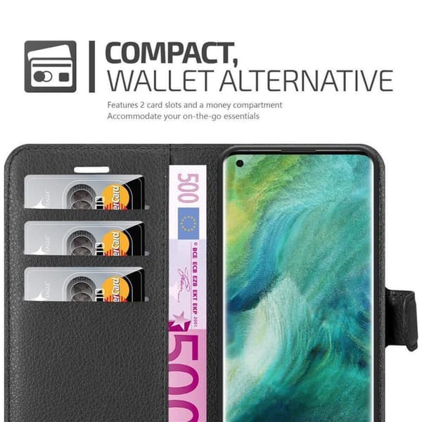 Oppo FIND X2 PRO Suojakotelo Lompakkokotelo Matkapuhelinkotelo Suojakuori jossa magneettisuljenta, jalusta-toiminto ja korttitasku