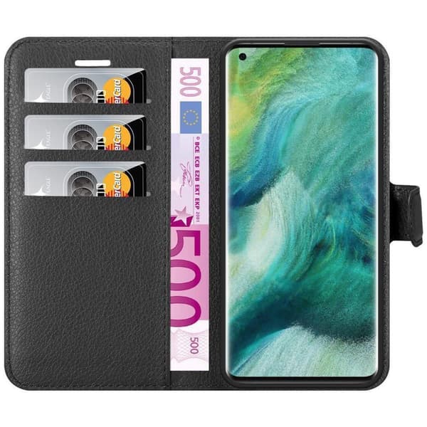 Oppo FIND X2 PRO Suojakotelo Lompakkokotelo Matkapuhelinkotelo Suojakuori jossa magneettisuljenta, jalusta-toiminto ja korttitasku