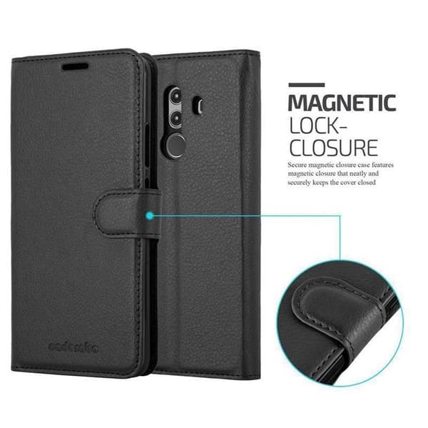 Huawei MATE 10 PRO Suojakotelo Lompakkokotelo Matkapuhelinkotelo Suojakuori jossa magneettisuljenta, jalusta-toiminto ja korttitasku