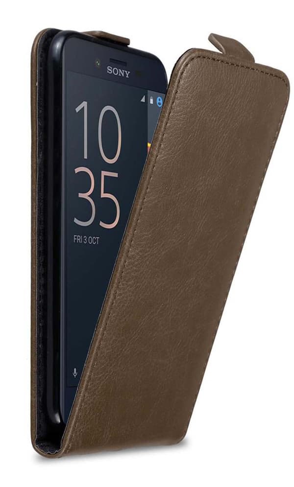 Sony Xperia X COMPACT Pungetui Flip Cover () KAFFE BRUN