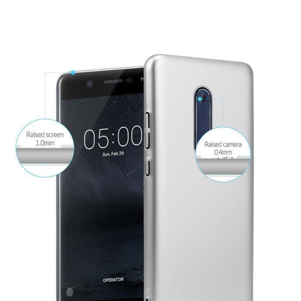 Deksel for Nokia 5 2017 Hardt Case Beskyttende i metallutseende mot riper og støt.