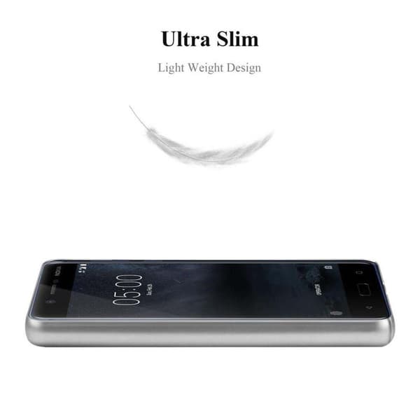 Hårt Nokia 5 2017 Fodral Skal Fodral Mobilskydd Hard Case Skyddsomslag i metalloptik mot repor och stötar
