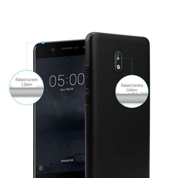 Nokia 3 2017 Suojakuori Hard Case Suojakotelo metallin näköinen suojus naarmuja ja iskuja vastaan