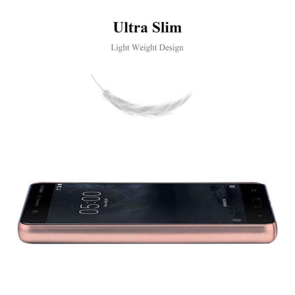 Nokia 3 2017 Suojakuori Hard Case Suojakotelo metallin näköinen suojus naarmuja ja iskuja vastaan