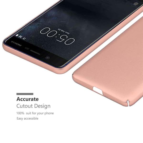 Nokia 3 2017 Suojakuori Hard Case Suojakotelo metallin näköinen suojus naarmuja ja iskuja vastaan