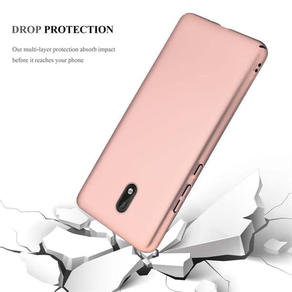 Nokia 3 2017 Suojakuori Hard Case Suojakotelo metallin näköinen suojus naarmuja ja iskuja vastaan