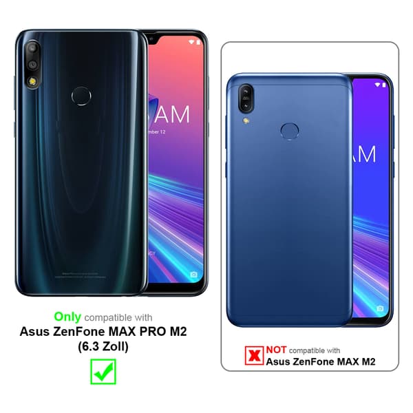 Asus ZenFone MAX PRO M2 (6.3 tum) Plånboksfodral Fodral Skal Case med magnetisk stängning, ståfunktion och kortplats
