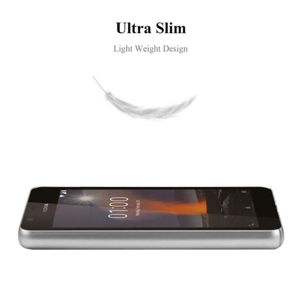 Hårt Nokia 1 2018 Fodral Skal Fodral Mobilskydd Hard Case Skyddsomslag i metalloptik mot repor och stötar