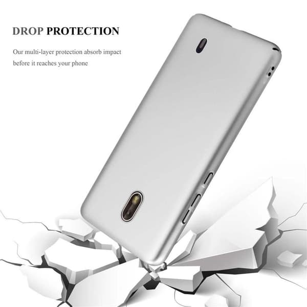 Hårt Nokia 1 2018 Fodral Skal Fodral Mobilskydd Hard Case Skyddsomslag i metalloptik mot repor och stötar