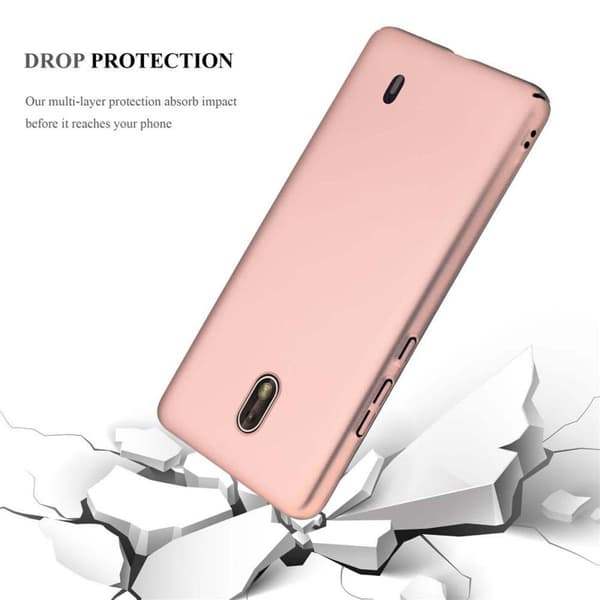 Hårt Nokia 1 2018 Fodral Skal Fodral Mobilskydd Hard Case Skyddsomslag i metalloptik mot repor och stötar