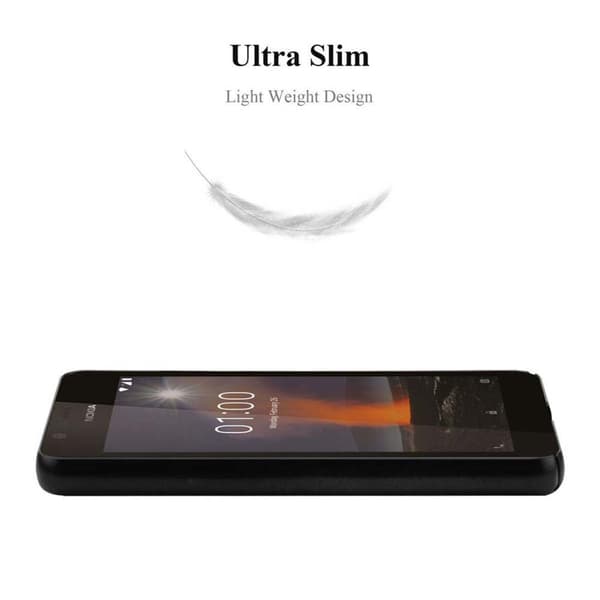 Hårt Nokia 1 2018 Fodral Skal Fodral Mobilskydd Hard Case Skyddsomslag i metalloptik mot repor och stötar