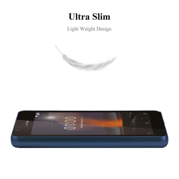 Hårt Nokia 1 2018 Fodral Skal Fodral Mobilskydd Hard Case Skyddsomslag i metalloptik mot repor och stötar