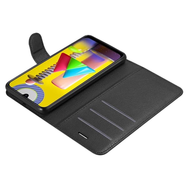 Samsung Galaxy M31 Suojakotelo Lompakkokotelo Matkapuhelinkotelo Suojakuori jossa magneettisuljenta, jalusta-toiminto ja korttitasku
