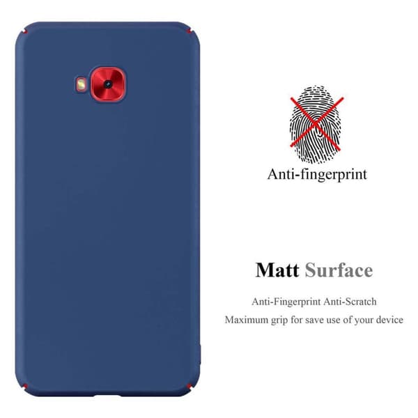 Asus ZenFone 4 Selfie PRO Suojakuori Hard Case Suojakotelo metallin näköinen suojus naarmuja ja iskuja vastaan
