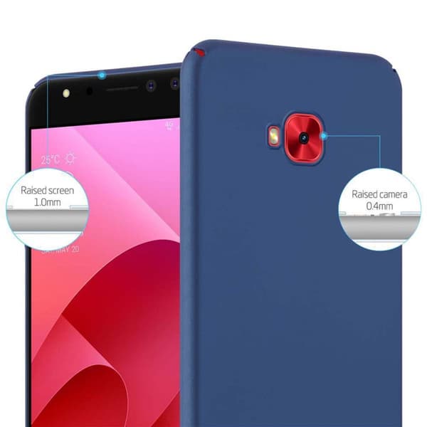 Asus ZenFone 4 Selfie PRO Suojakuori Hard Case Suojakotelo metallin näköinen suojus naarmuja ja iskuja vastaan