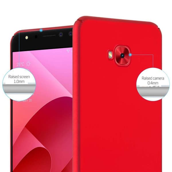 Asus ZenFone 4 Selfie PRO Suojakuori Hard Case Suojakotelo metallin näköinen suojus naarmuja ja iskuja vastaan