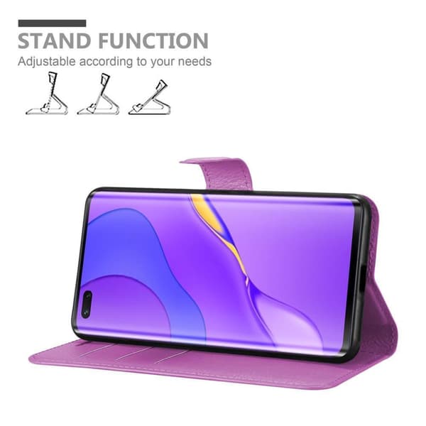 Huawei NOVA 7 PRO 5G Suojakotelo Lompakkokotelo Matkapuhelinkotelo Suojakuori jossa magneettisuljenta, jalusta-toiminto ja korttitasku