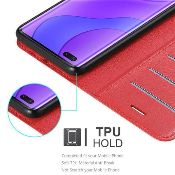 Huawei NOVA 7 PRO 5G Suojakotelo Lompakkokotelo Matkapuhelinkotelo Suojakuori jossa magneettisuljenta, jalusta-toiminto ja korttitasku