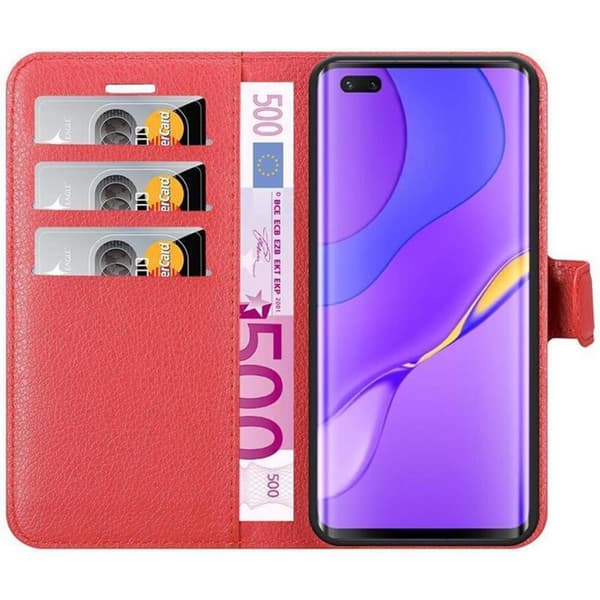 Huawei NOVA 7 PRO 5G Suojakotelo Lompakkokotelo Matkapuhelinkotelo Suojakuori jossa magneettisuljenta, jalusta-toiminto ja korttitasku
